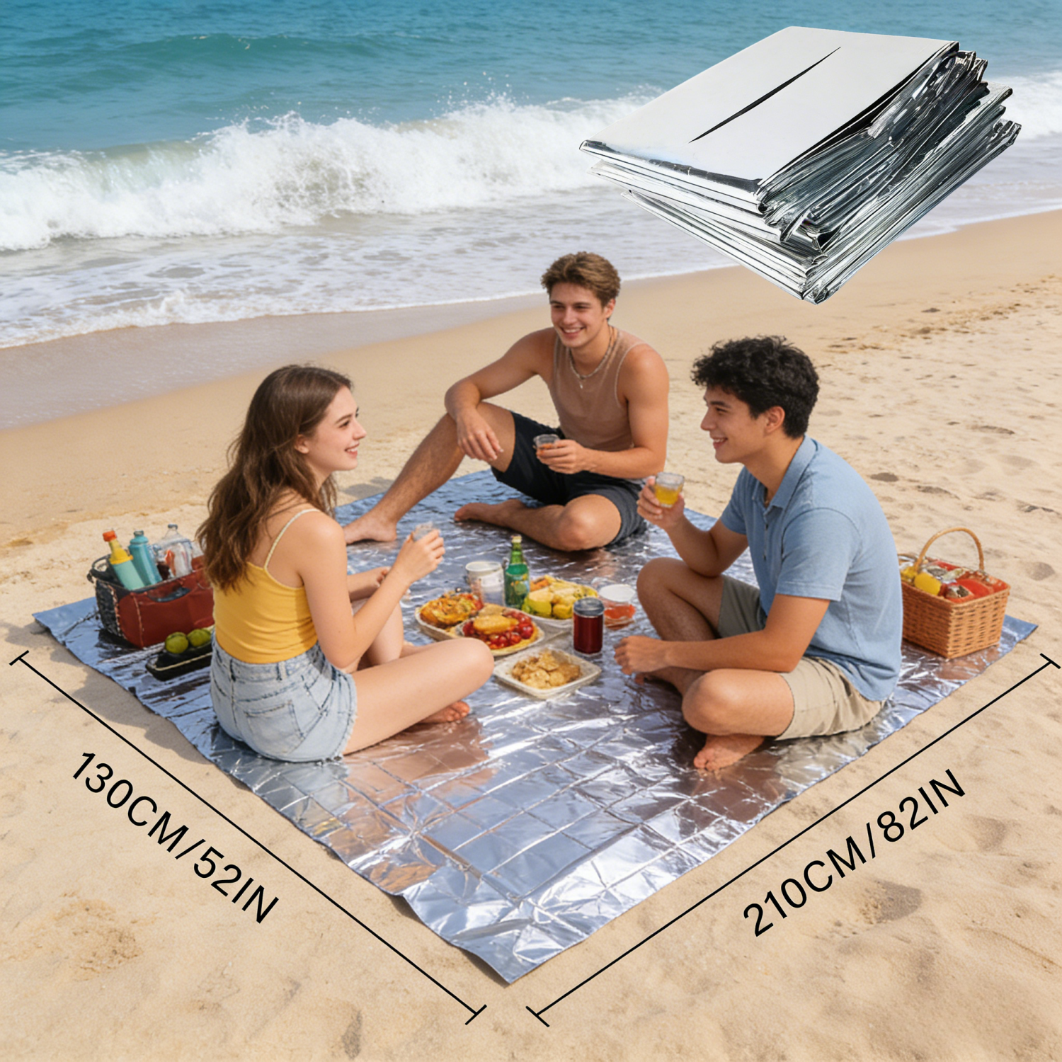 Foldable Reflective Survival B - Survival Blanket Reflective avis et prix