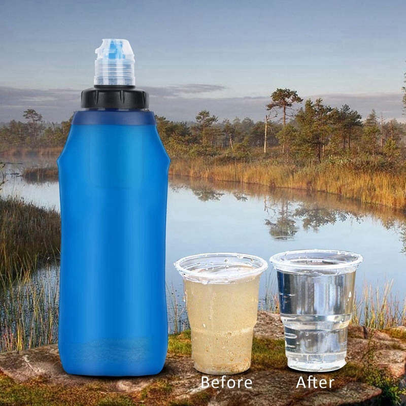 500Ml Water Filter Bottle Wate - Water Purification Straw avis et prix