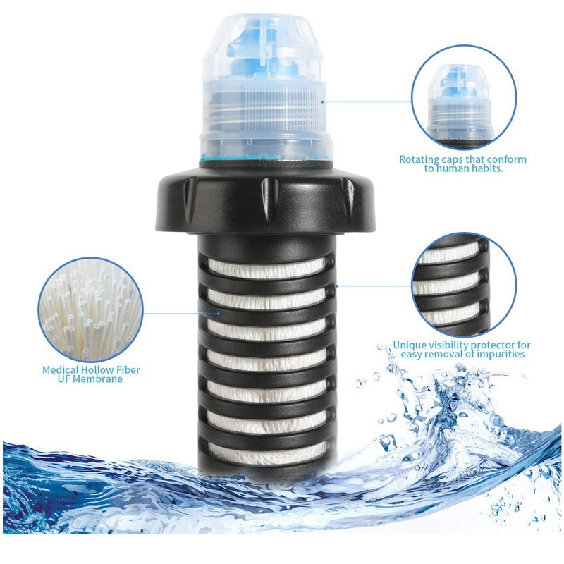 500Ml Water Filter Bottle Wate - Water Purification Straw avis et prix