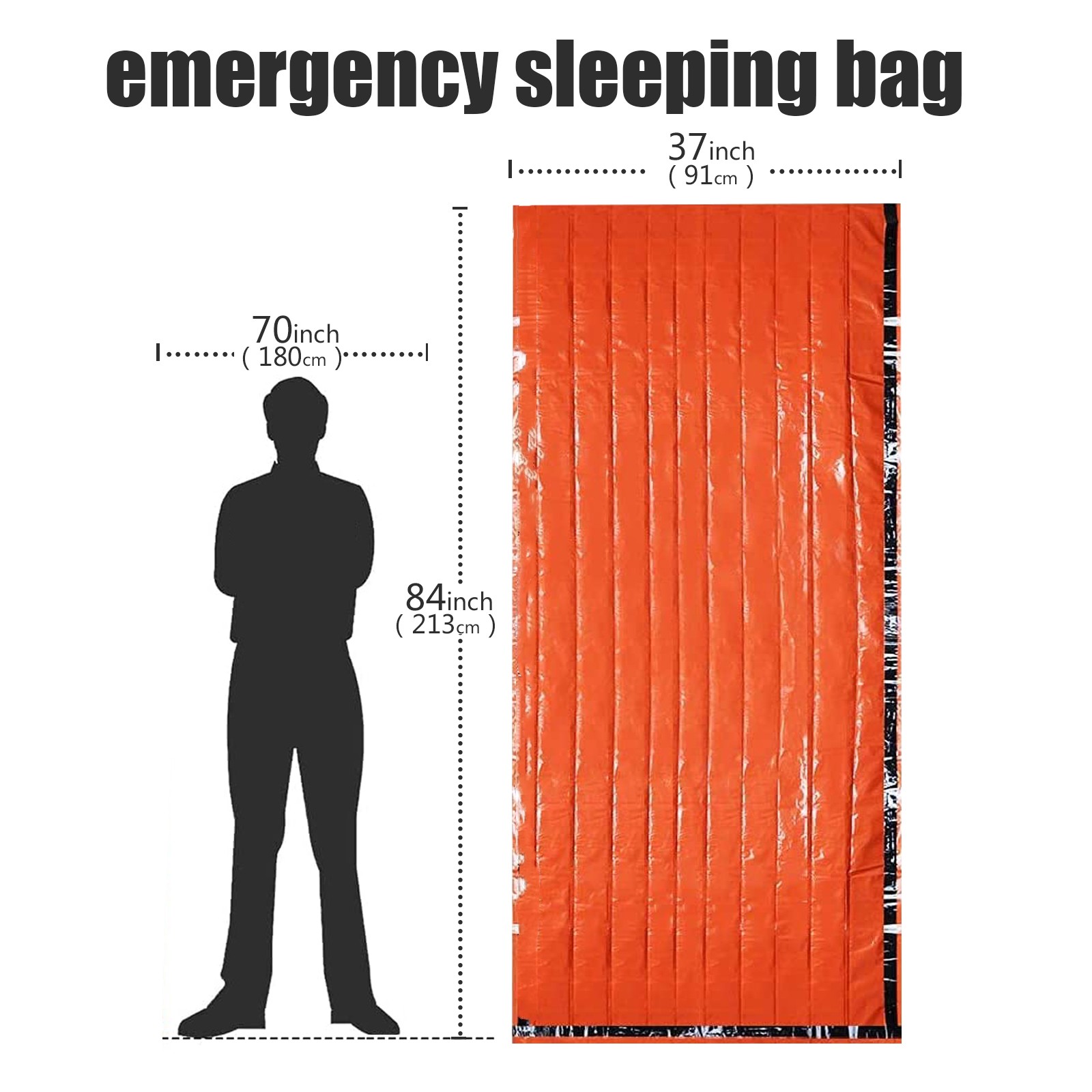 Emergency Sleeping Bag, Mylar  - Emergency Mylar Tent avis et prix
