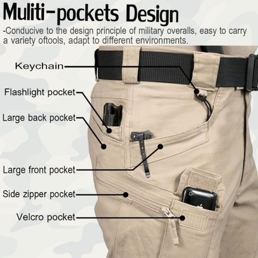 Men's Tactical Cargo Pants 6XL - Fishing Kit Compact avis et prix