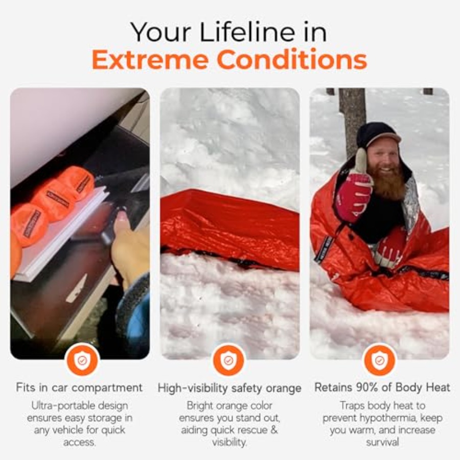 Emergency Sleeping Bag Ultrali - Emergency Mylar Tent avis et prix